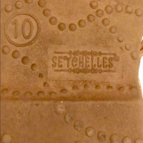 ✅✅REDUCED✅✅SEYCHELLES Little GIRL GLADIATOR GOLD SANDAL 10 🎄🎄GREAT BUY🎄🎄 - Picture 6 of 10